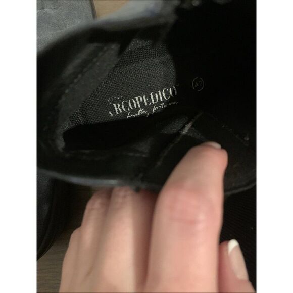 Arcopedico Luana Gray Faux Vegan Suede Low Heel Booties Boots 42 11 $135 - Picture 8 of 10